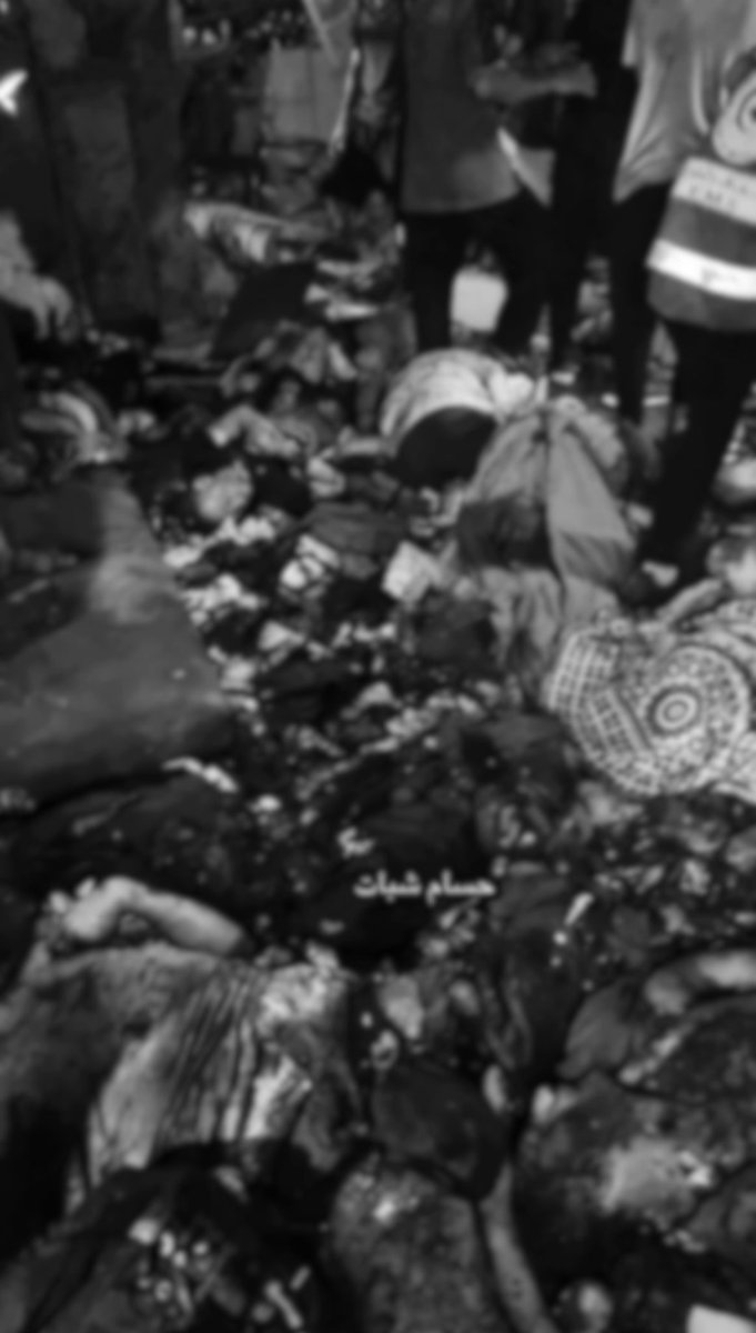 🇵🇸🇮🇱#BREAKING: Israel just targeted a school that was being used as a refuge during morning prayer, knowing it would be filled with people.

Initial reports indicate over 100 Palestinians were murdered.

The image below has been blurred, but yes, those are children’s bodies.