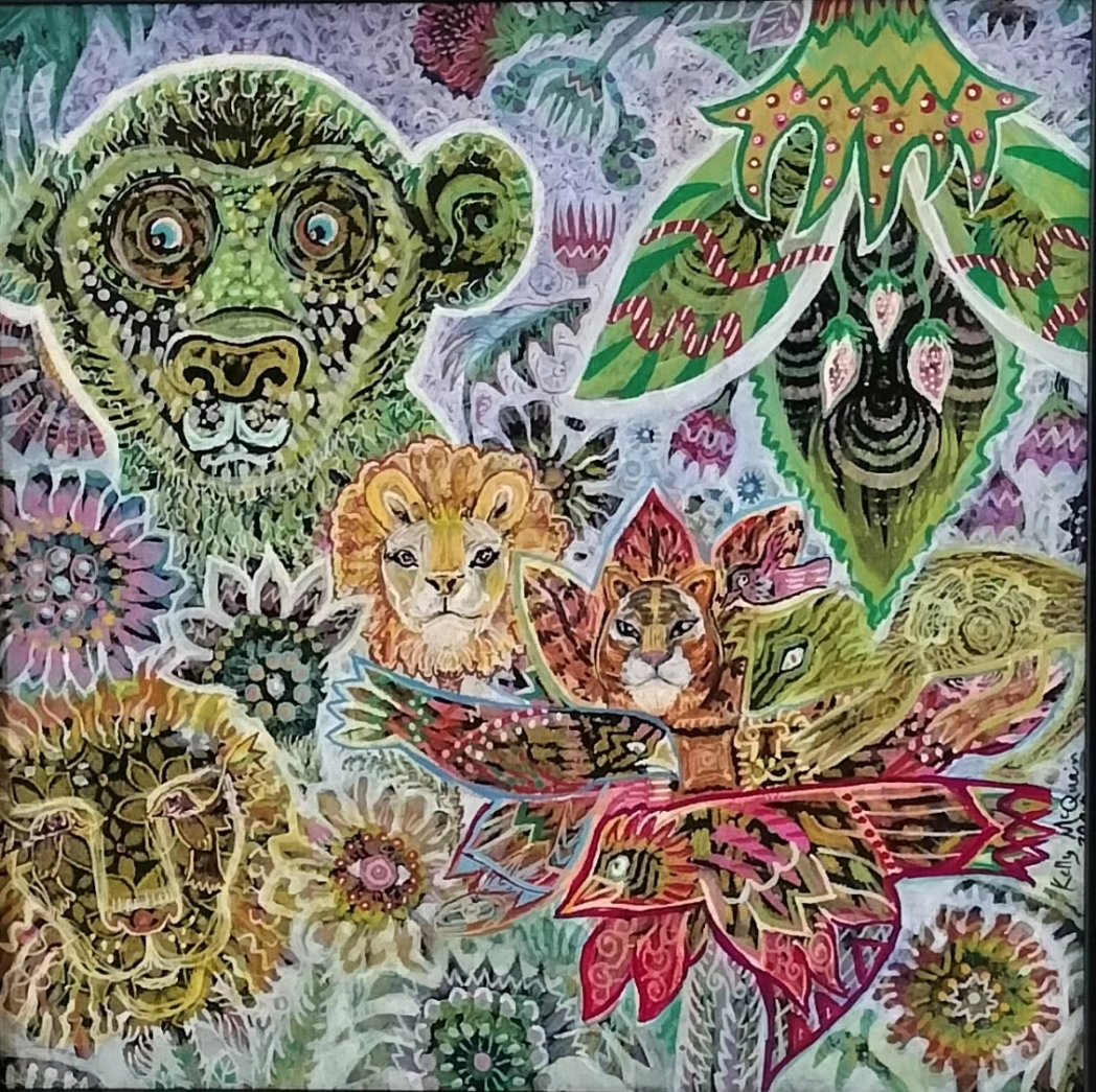 What do you see hidden in the #jungle?

Follow me on IG
instagram.com/p/C-dnAUtBUbG/…

Online tour of my latest #artgallery show > facebook.com/media/set/?van…

#artistsupport #artistsoninstagram #ArtistsOfTwitter #painter #illustration #gallery