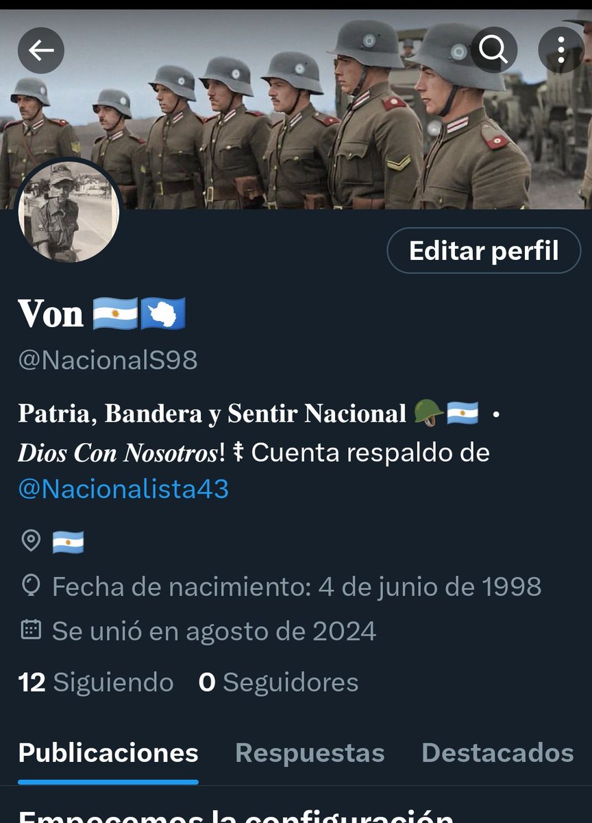 Buenas noches gente, me abrí una cuenta alternativa en caso de que me bajen esta un día, vayan a seguirme ahí y ayúdenme con un RT. ⚡⚡💪