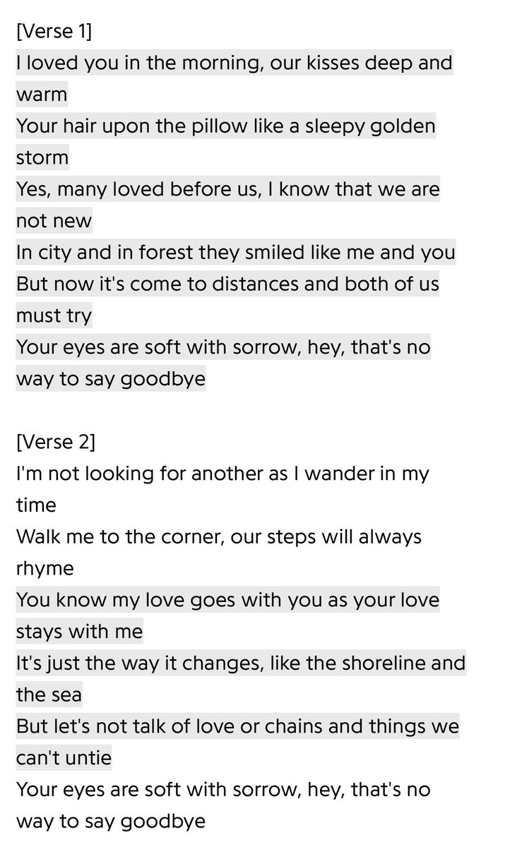 _egrey's tweet photo. Kembali ke buku Burung-burung Manyar; gua selalu ditemani oleh lagu ini setiap baca. This song resonates deeply with the book’s narrative.

“Hey That’s No Way To Say Goodbye” - Leonard Cohen https://t.co/6wJu4BWj7i