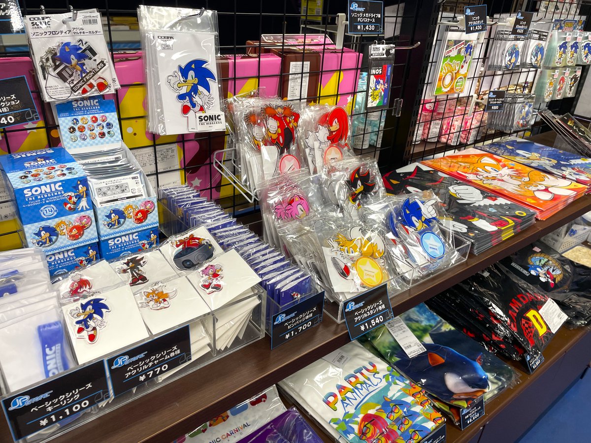 🛍1st Floor JPストア🛍 8月8日(木)から新発売した 「ソニック・ザ