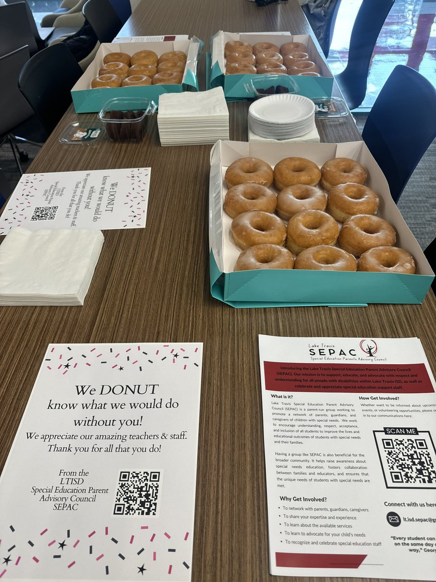 LTISDSpecSvcs's tweet image. Special Services have been busy this week getting ready for the new school year!  Many thanks to our coordinators, leads, ICs and staff for the awesome learning opportunities this past week! Thank you to SEPAC for showing our teachers your appreciation ❤️