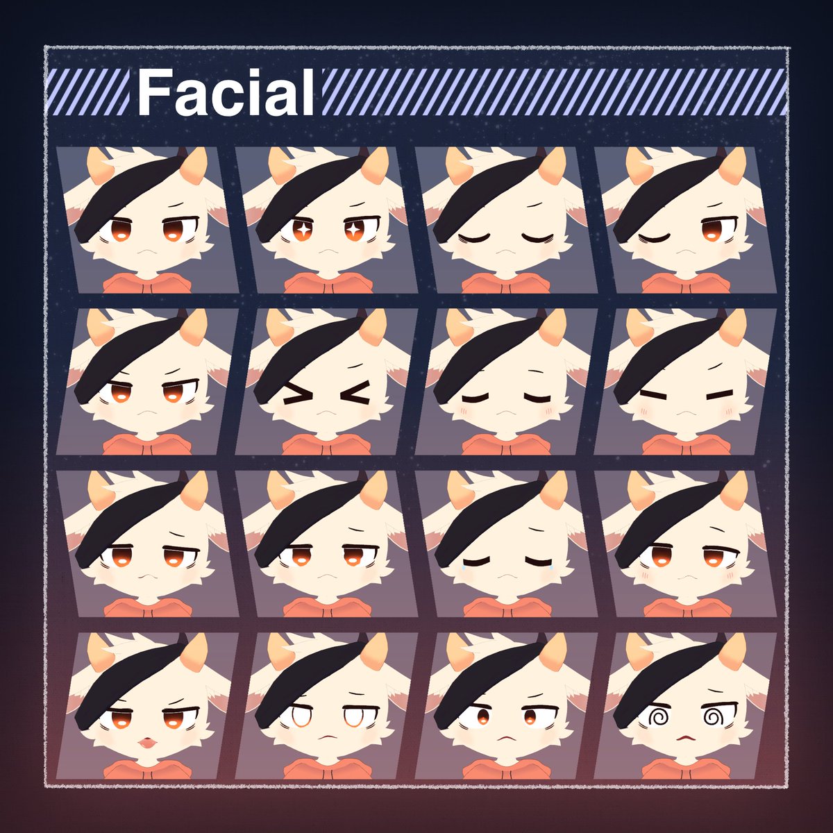 nibosimofu's tweet image. VRChat向けアバター『メーヴル』販売開始しましたー！
nibosimofu.booth.pm/items/5638064

ちょっぴり寝不足なヤギの仔です！
色違い・模様違いパターン付きです。

よろしくお願いしますー！
#booth_pm #VRChat