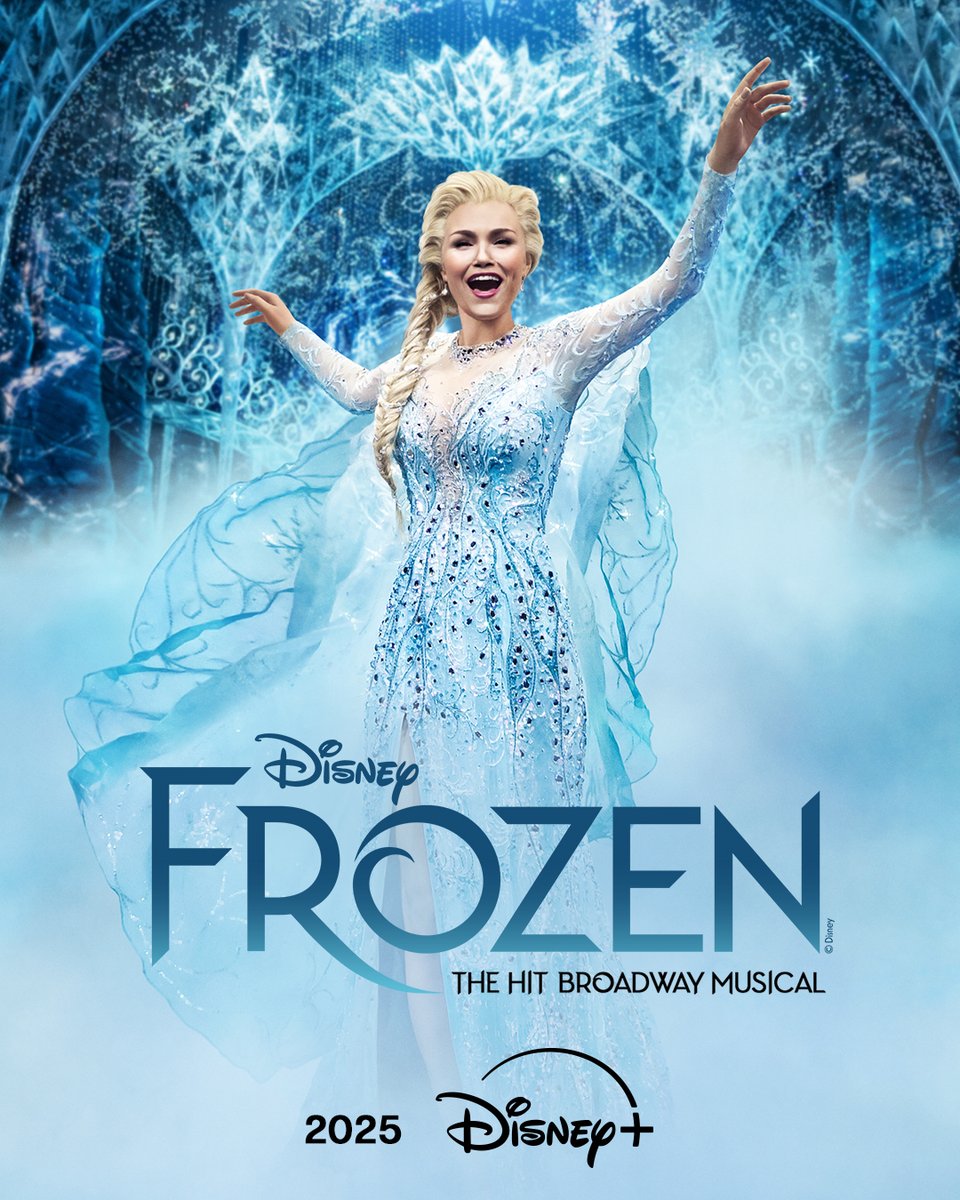 For the first time in forever… the hit musical Frozen, filmed LIVE onstage featuring Samantha Barks as Elsa, is coming to #DisneyPlus in 2025! ❄️