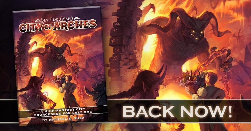 mrlong78's tweet photo. New on @TribalityRPG  Sly Flourish’s City of Arches Kickstarter: Today I want to tell you about another Kickstarter that is running right now: The City of Arches: A High-Fantasy 5e RPG City Sourcebook by Sly Flourish, the double secret code name of Mike… https://t.co/PnAttIEya2 https://t.co/eWlzwhOsEe