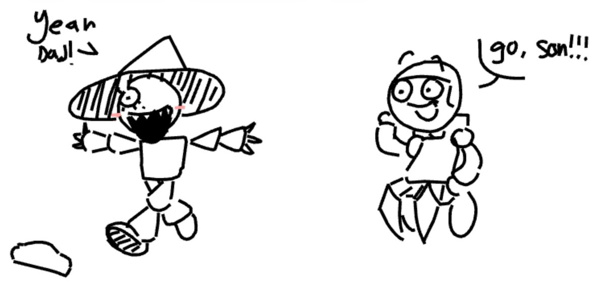 FunniDavexd's tweet photo. Me and my sigma friend @DATA_EXPUNGED7 drew these sigma things of our pookie bears 🌋🔥🔥🔥💋💋

#daveandbambifanart #daveandbambi https://t.co/XHu1AABngM