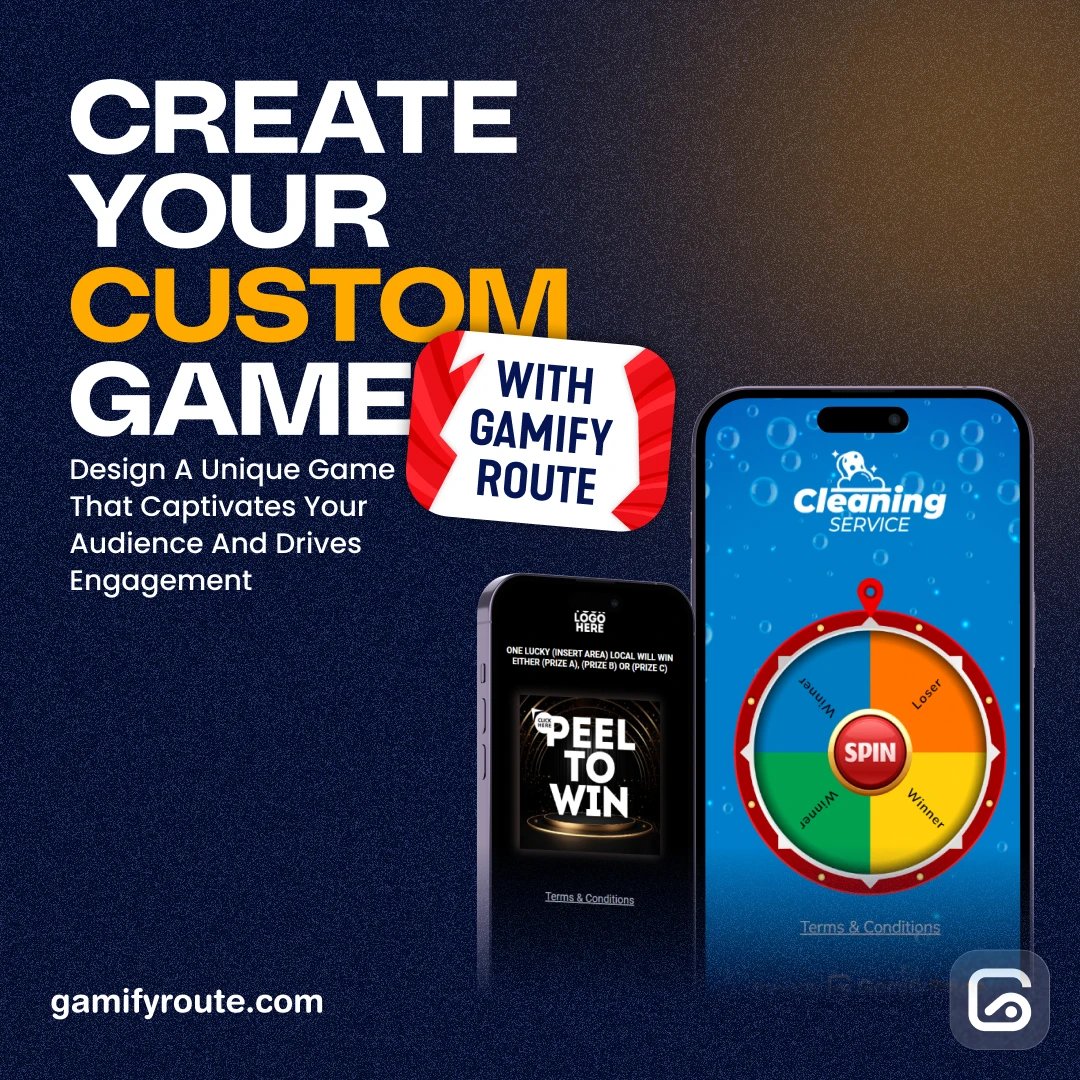 GamifyRoute's tweet image. Unleash creativity with a custom game designed just for you! 🎮 With GamifyRoute, you can create unique, engaging experiences tailored to your audience. Boost interaction and make every click count! 🚀

#gamify #customgame #gamifyroute #gamification
#engagementstrategy...