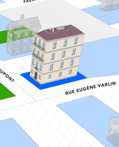 My first unique Paris building just completed <a href="/Uplandme/">Upland</a>  $SPARKLET