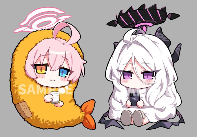 ホシノサクサク❌ヒナモフモフ
#ブルアカ 