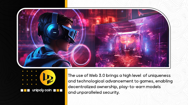unipolycoin's tweet photo. The use of Web 3.0 brings a high level of uniqueness and technological advancement to games, enabling decentralized ownership, play-to-earn models, and unparalleled security.
#Unipolycoin #UnipolyChain #Web3Gaming https://t.co/wB4P7AmpFB