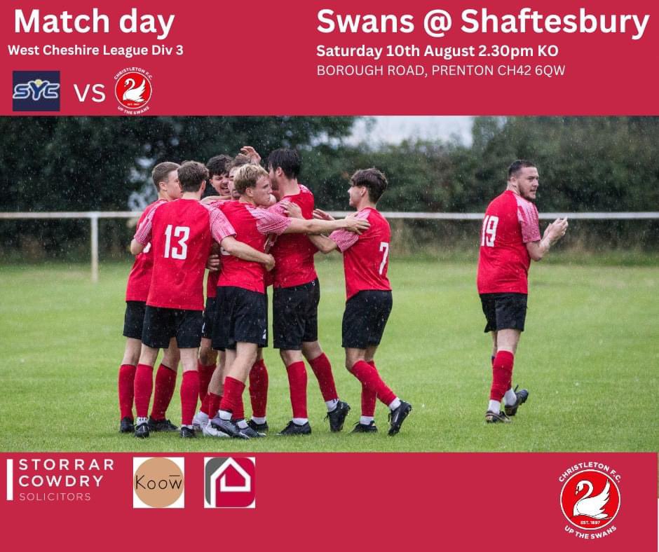 Swans on the road as we travel to old rivals <a href="/Shaftesburysat1/">Shaftesbury FC Saturday</a> 
#uptheswans