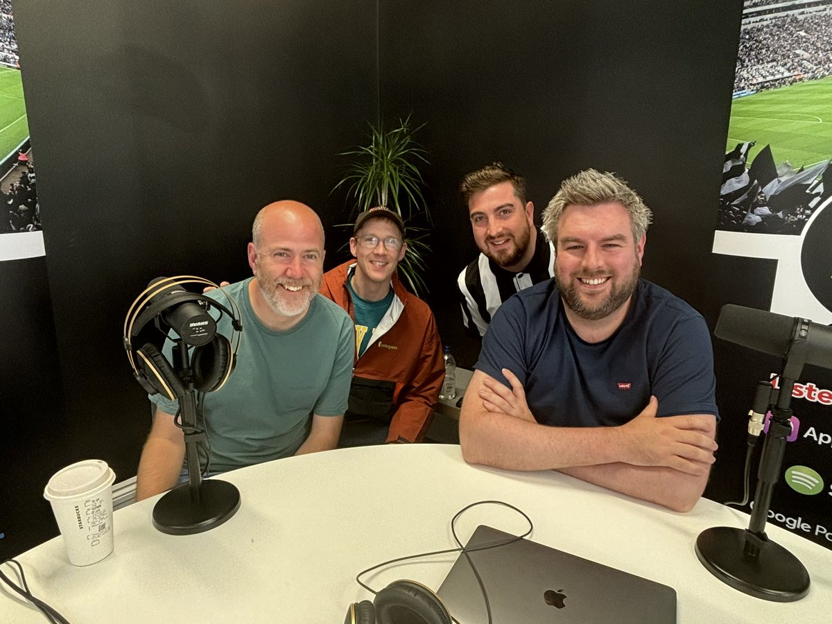 Alex Hurst (@tfalex1892) on Twitter photo 24/25 season preview recorded! Podcast out by 10.30 and YouTube on Monday.
Great (and excitable) chat about what’s possible this season for #nufc
Thanks to <a href="/SimonCampbell11/">Simon</a> <a href="/smord84/">Stephen Ord</a> <a href="/SamJDalling/">Sam Dalling</a> 24/25 season preview recorded! Podcast out by 10.30 and YouTube on Monday.
Great (and excitable) chat about what’s possible this season for #nufc
Thanks to <a href="/SimonCampbell11/">Simon</a> <a href="/smord84/">Stephen Ord</a> <a href="/SamJDalling/">Sam Dalling</a>