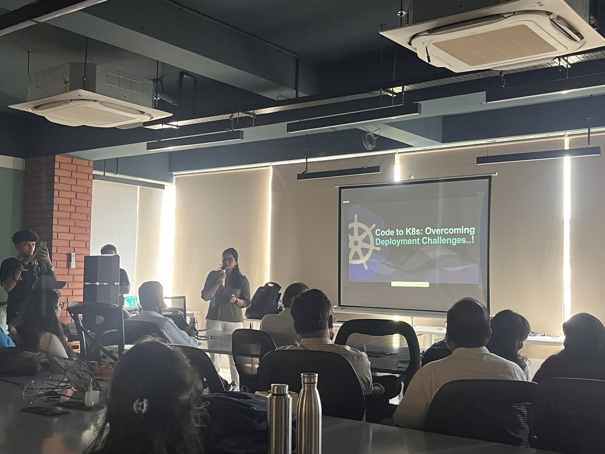 computerwala07's tweet photo. Engaged in ‘Code to K8s: Overcoming Deployment Challenges’ by @vrushaliSRaut . Eager to gain new perspectives on Kubernetes deployment issues.
#DevOps #kubernetes #TechLearning #PlatformMeetupBLR
@FacetsCloud @loft_sh https://t.co/nBn8sdE5Dp