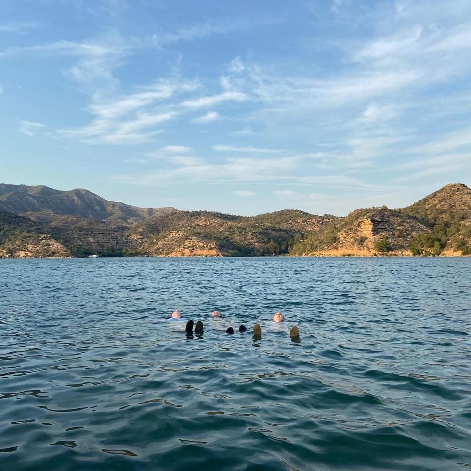 In the afternoon, students from <a href="/unisoton_wsa/">Winchester School of Art</a> and <a href="/unisouthampton/">University of Southampton</a> as part of their <a href="/TuringScheme_UK/">Turing Scheme UK</a> placement visited the Hermitage of Berrus and a Juniper Oven, followed by a swim in the river.

#ribarocks #riudart #art #traditionalslills #ecology #sustainability #catalanculture