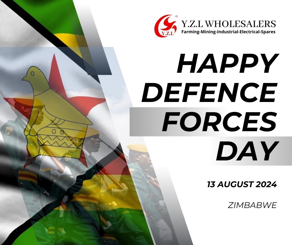 YWholesalers's tweet image. 🇿🇼HAPPY DEFENCE FORCES DAY ZIMBABWE‼

#DefenceForcesDay2024 #defenceforcesdayZimbabwe