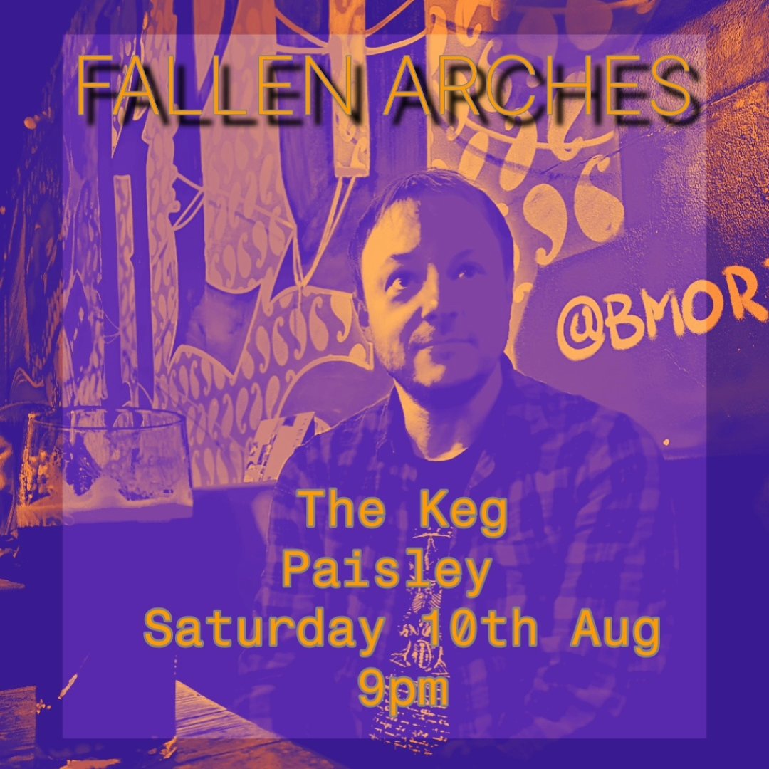 You can catch me tonight from 9pm warming the stage at <a href="/TheKeg/">The Keg</a> Paisley for the awesome Broken Signs, It's gonna be a busy one, so make sure to get down early.  See you all soon. 🍻 x
