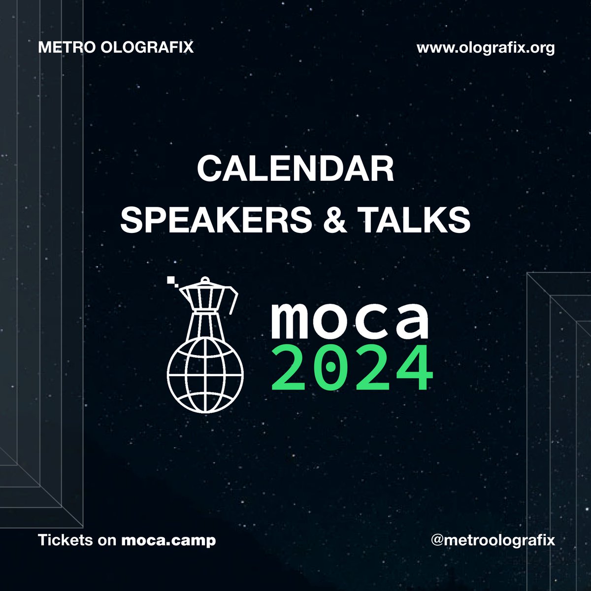 Metro Olografix (@metroolografix) on Twitter photo I nostri migliori giocatori di #tetris sono stati ingaggiati per creare il programma del #MOCA2024... ma ce l'abbiamo fatta!
Ecco il #calendar delle attività dei 2 #stage e dell'#hackerspace!
moca.camp/calendar
Sarà un #MOCA eccezionale!
Biglietti: moca.camp I nostri migliori giocatori di #tetris sono stati ingaggiati per creare il programma del #MOCA2024... ma ce l'abbiamo fatta!
Ecco il #calendar delle attività dei 2 #stage e dell'#hackerspace!
moca.camp/calendar
Sarà un #MOCA eccezionale!
Biglietti: moca.camp