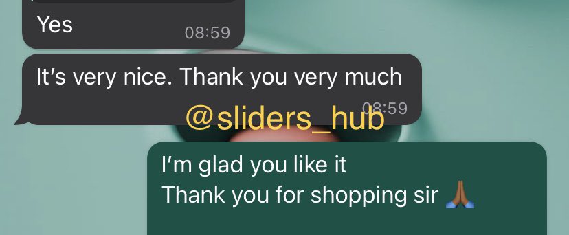 Sliders_Hub's tweet image. Reviews don’t lie!!!
🥳🥳🥳
Thank you to all our loyal customers.
We hope to keep serving you better.