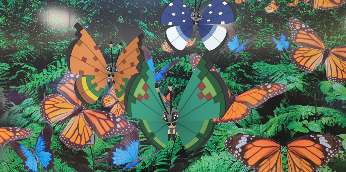 Anna28B's tweet photo. Vivillon (High Planes, Garden, Polar) 🦋

#PokemonGO #PokemonGOSnapshot https://t.co/ypRchVTIL1