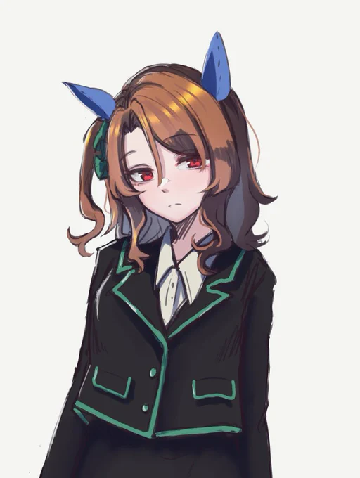 モデルさんキングヘイロー描いたー!!!!!!!#キングヘイロー 
