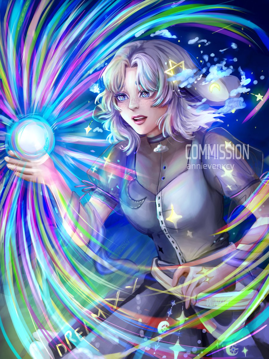 Comm for @.ruefulskies!! Thank you so much for commissioning me again!