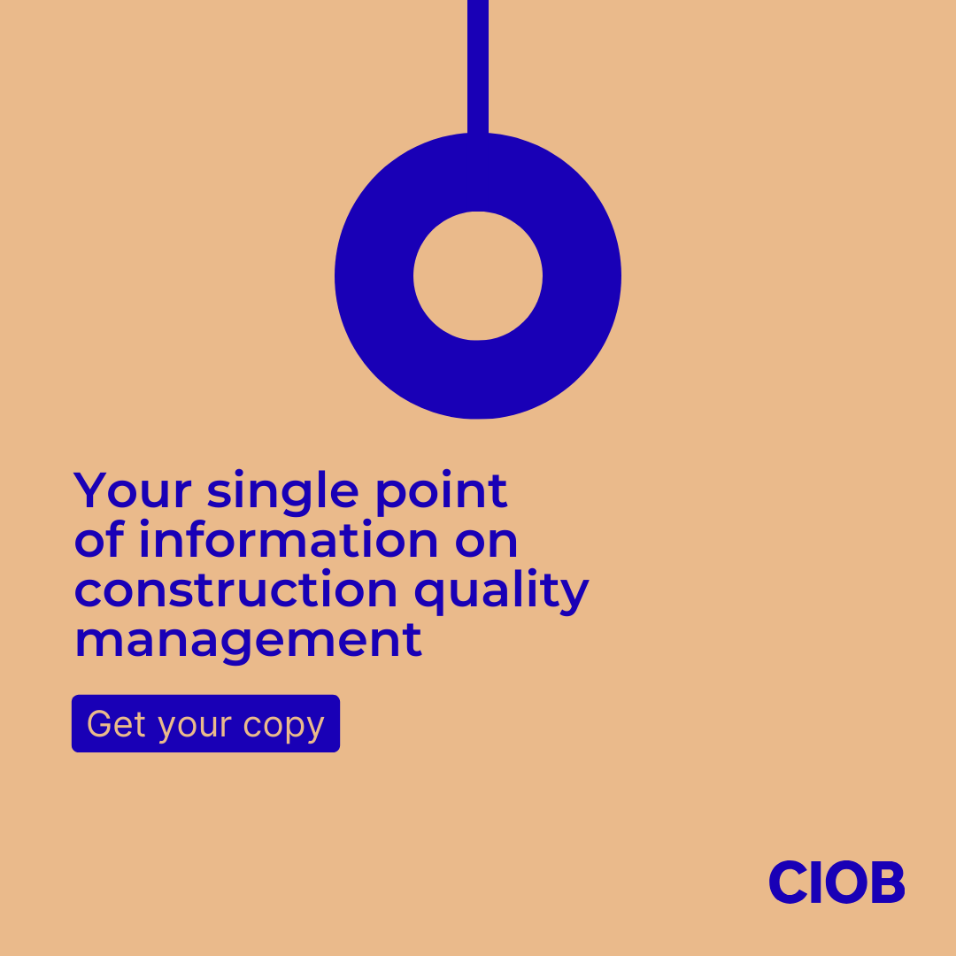 theCIOB's tweet photo. Did you know we published a guide that is a single point of information for construction quality management? Improving quality in construction is one of our priorities. Get your copy at https://t.co/KdCPAyCPsq

#ciob #constructionquality #qualitymanagement #buildingquality https://t.co/1fE85umoMj