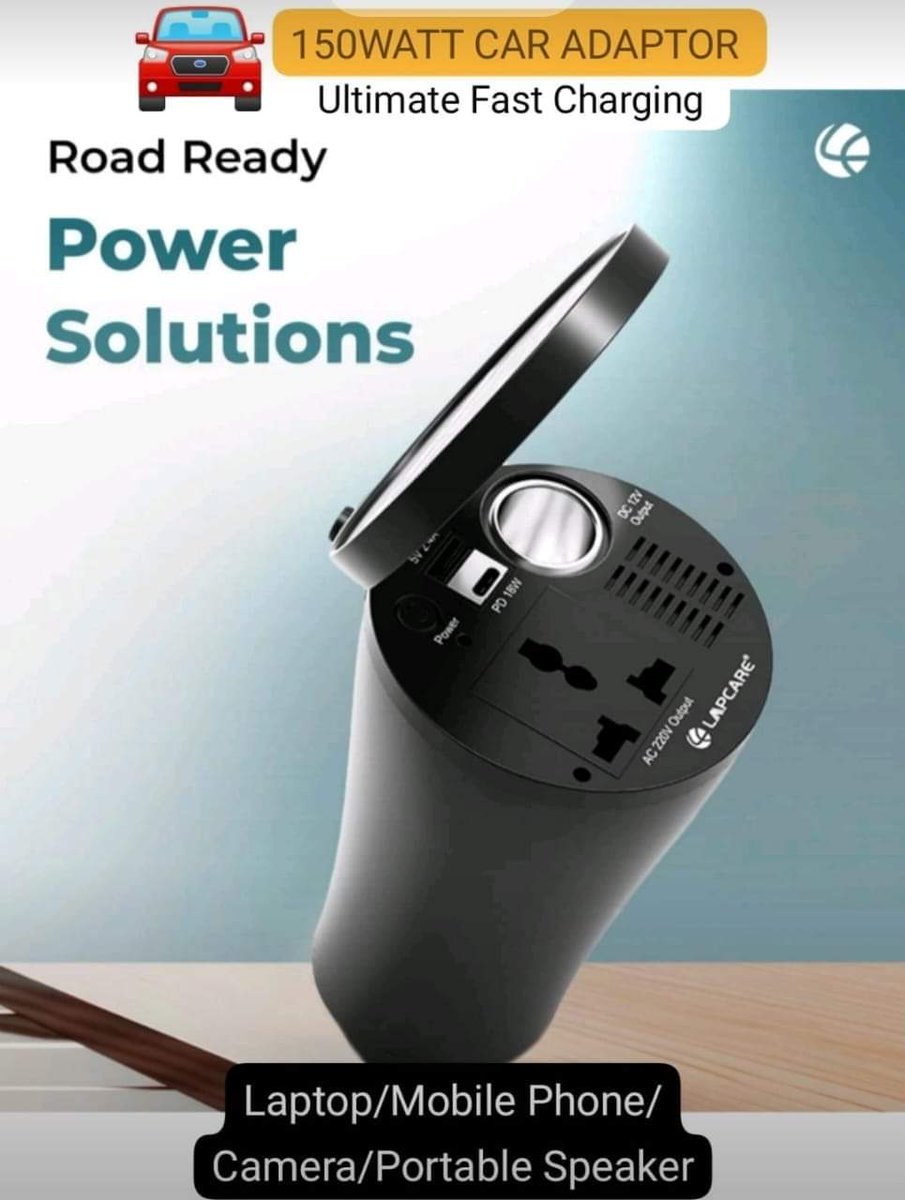 aamirahmad8868's tweet image. #Lapcare
We&apos;re excited to inform you that our 150W 🚗 Power Inverter is now available again!
Convert your vehicle&apos;s DC power to AC and charge your devices on-the-go. 
#Key_Features 
#150W_power