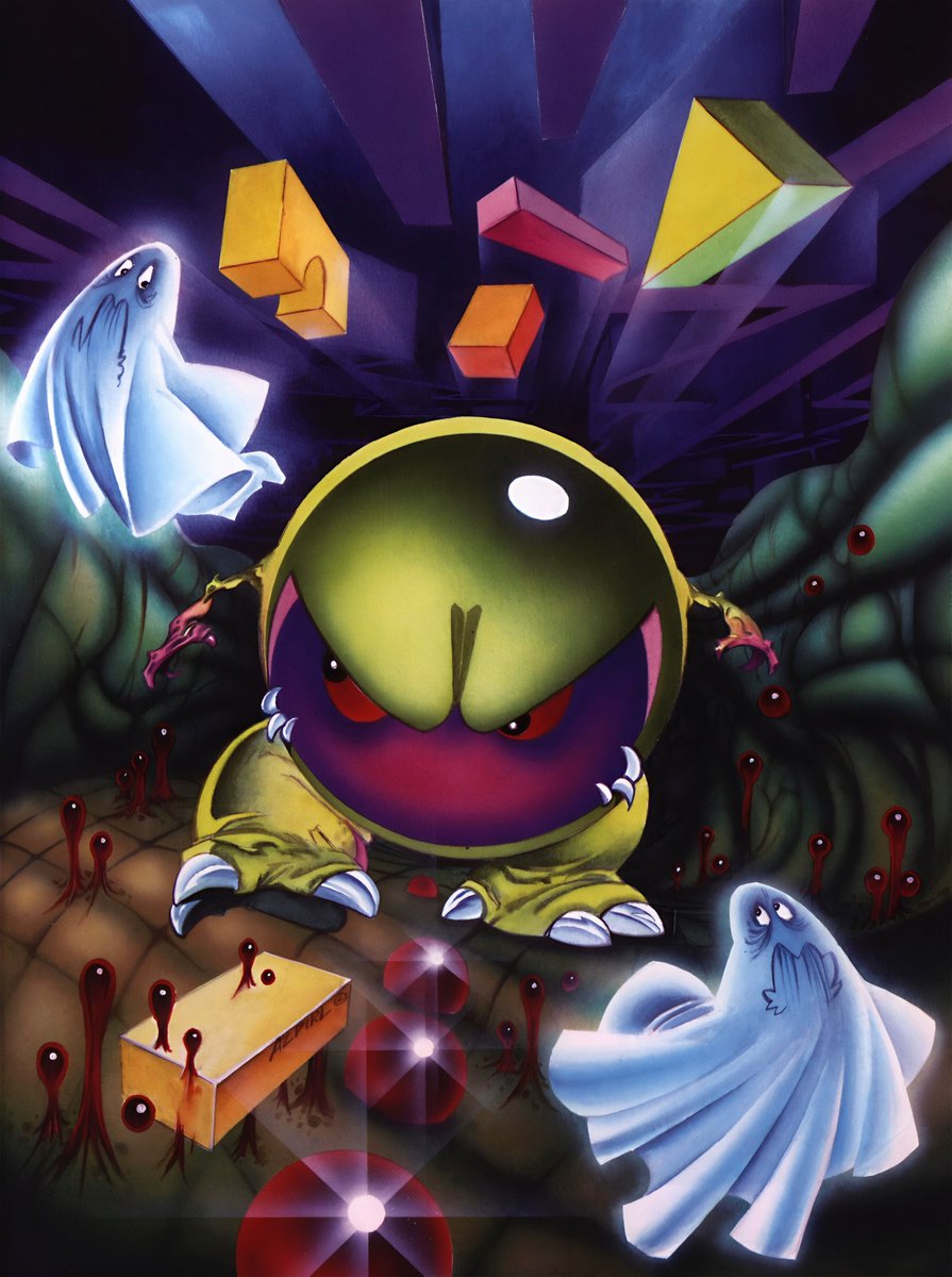 The artwork of #MadMixGame by Alfonso Azpiri used on the cover of
