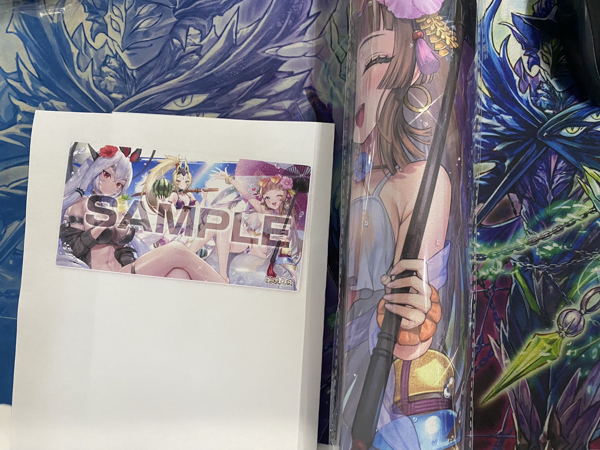 英傑大戦 キャンペーングッズ「艶夏」デスクマット （TCGshop193
