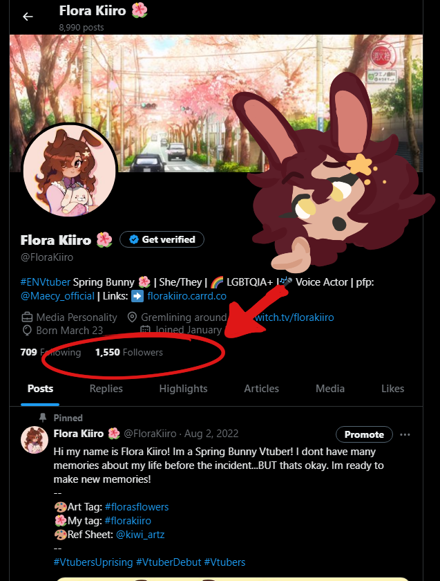 FloraKiiro's tweet photo. HEY GUYS! We're 50 away from 600!! It was one of my goals so maybe we can hit it before the end of the year??? https://t.co/zqmxCpQg7e