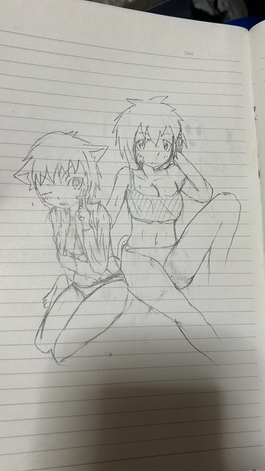 中学生の頃の絵出てきたんやがwwwwwwwwwwwwwwwwwwwwwwwwwwwwwwwwwwww 