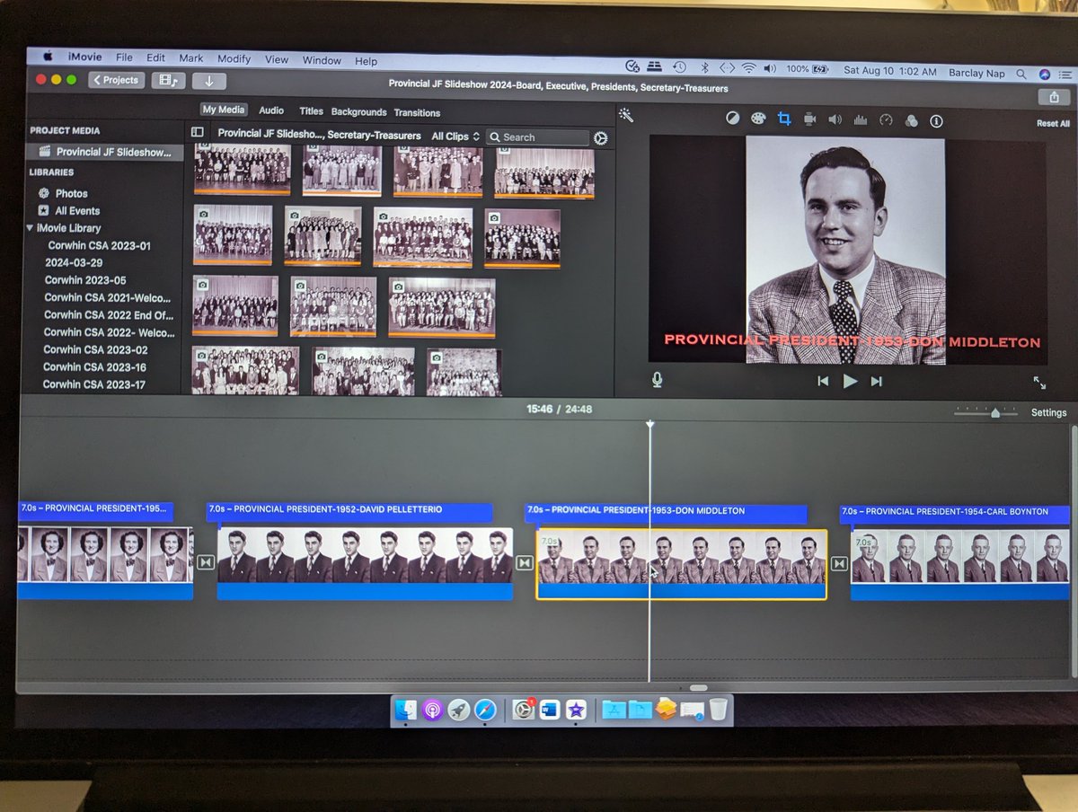 JF_Historian's tweet photo. Delaying going to bed some nights the last couple weeks to chip away at making a new slide show for the provincial Junior Farmers' next reunion. https://t.co/nn0MvN3Gts