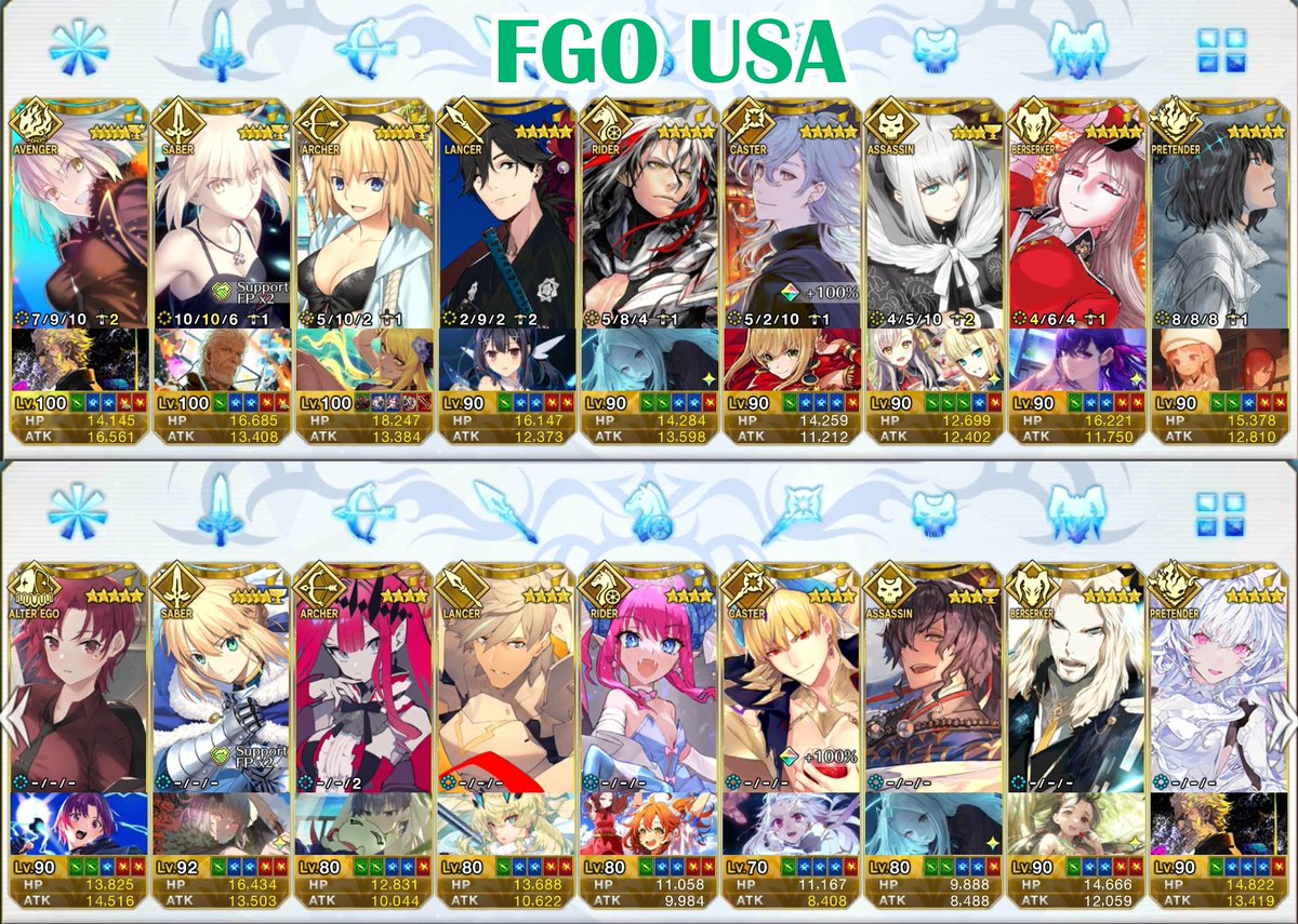 🐯OP002(FGO JP and FGO USA) tweet media