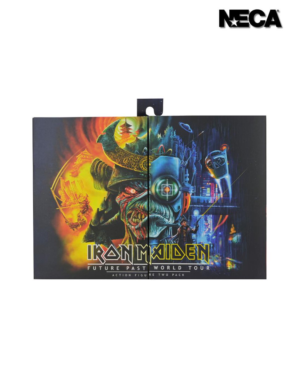 PoliplasticPod's tweet image. A los fans de @IronMaiden les han dado donde más duele con este pack del #FuturePastWorldTour de @NECA_TOYS que trae dos versiones del icónico #Eddie y que podremos tener en casa a finales de año
#SomewhereInTime #Senjutsu #CyborgEddie #NecaToys