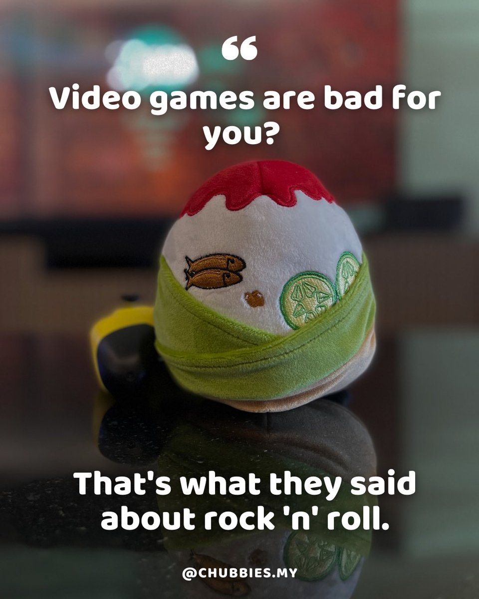 chubbiesmy's tweet photo. Once they understand, you can never go back 🎮 #motivation #videogames #chubbies #plush https://t.co/gHG2nWPD2X