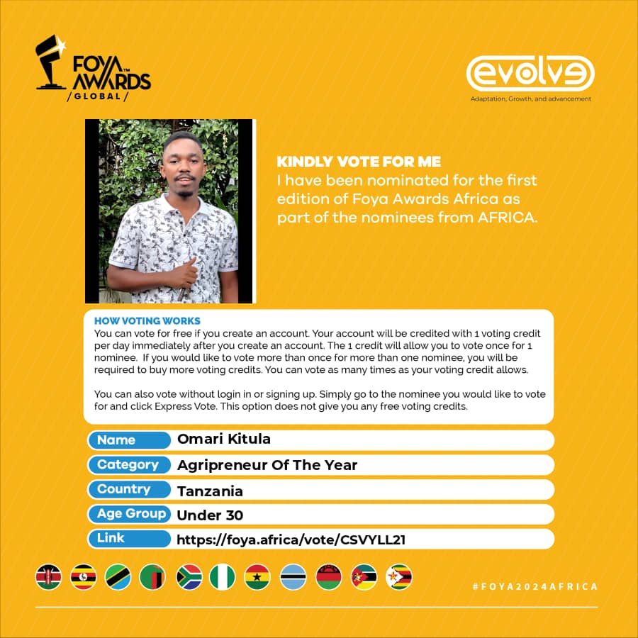 OmariKitula's tweet photo. https://t.co/dVsX6ZdJ1n
.
#agripreneur #FoodSystems #chakulafasta  #foya #founder #startup #Tanzania https://t.co/wrWDtvQ4M3