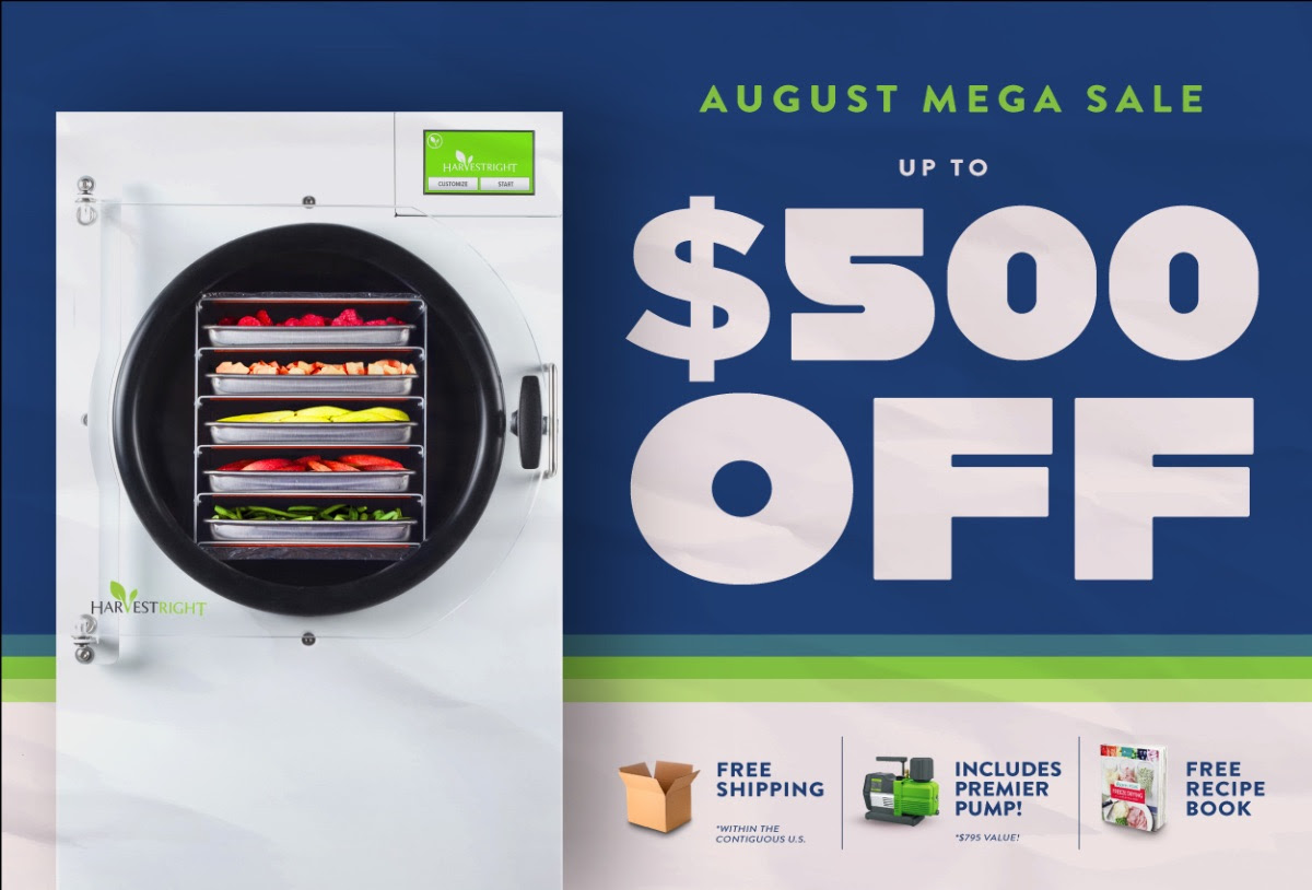 body_fuel's tweet photo. Looking for a freeze dryer!  Huge online deal - use the link https://t.co/7gjX2vBABO to take advantage! #HarvestRightSale https://t.co/rAlAZvlyQj