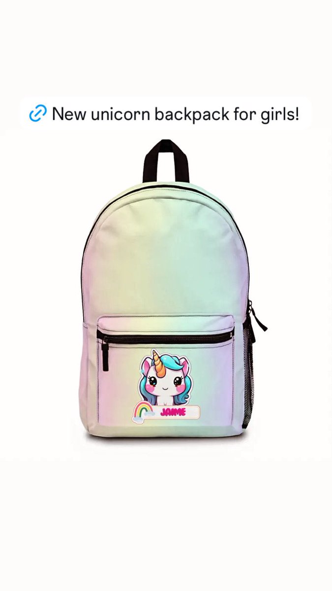 JaniceS87752's tweet photo. My  new unicorn collection for girls!
Are they not cute?
Hurry and get them now before the 25% sale ends on 11 Aug! Link in bio!

https://t.co/S1y5SPwH6h

#etsysale #etsyfindsforkids #cutegiftsforkids #backtoschoolsupplies https://t.co/UG0xUFd4i7