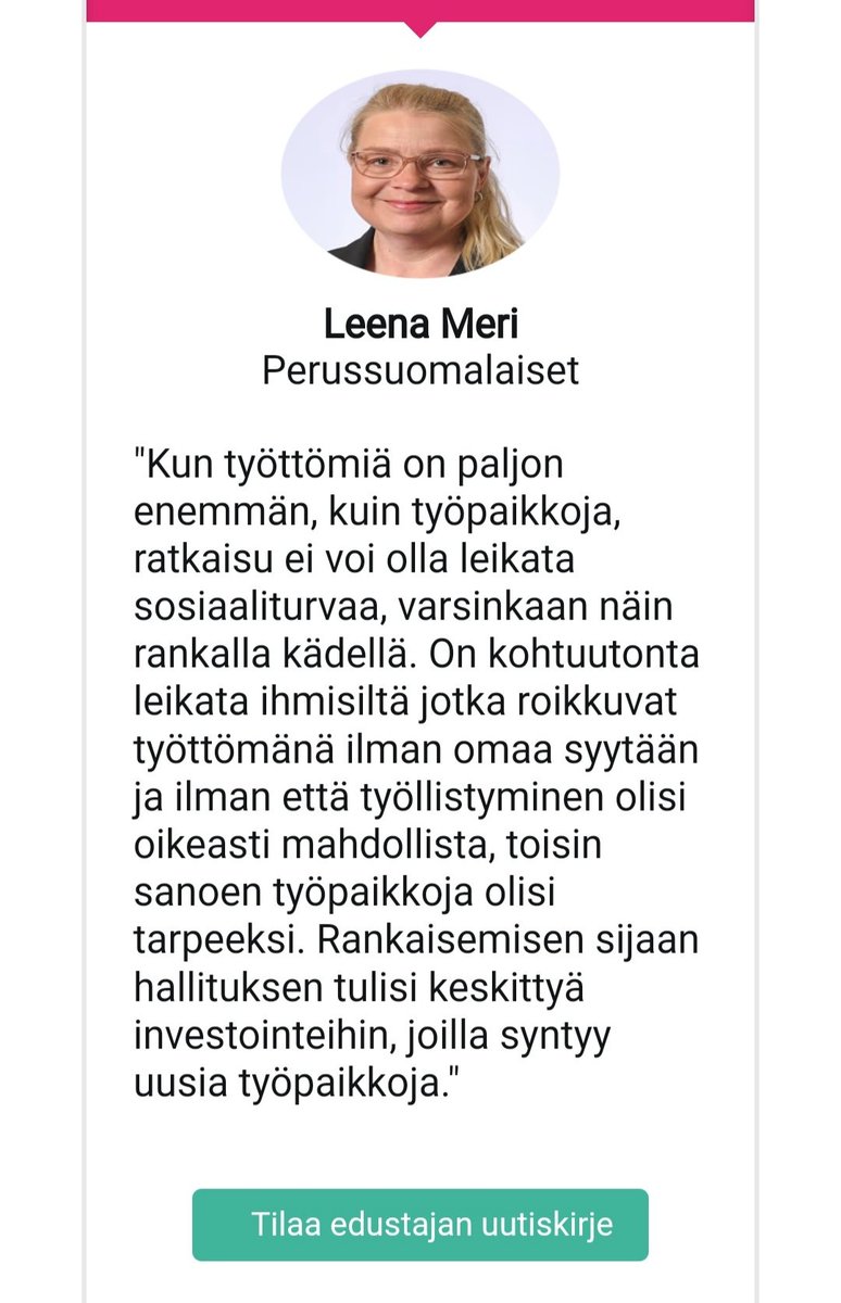 Penzo (@penttiimmonen1) on Twitter photo Niin se vaan <a href="/leena_meri/">Leena Meri</a> :n mieli on muuttunut kun sai ministerin pestin on tainnu määrätynlainen neste noussu nuppiin? 🦝🔵⚫
<a href="/persut/">Perussuomalaiset</a>  #äänestäjien #kusetus 
      Ping! 💥😎👇🏿 Niin se vaan <a href="/leena_meri/">Leena Meri</a> :n mieli on muuttunut kun sai ministerin pestin on tainnu määrätynlainen neste noussu nuppiin? 🦝🔵⚫
<a href="/persut/">Perussuomalaiset</a>  #äänestäjien #kusetus 
      Ping! 💥😎👇🏿