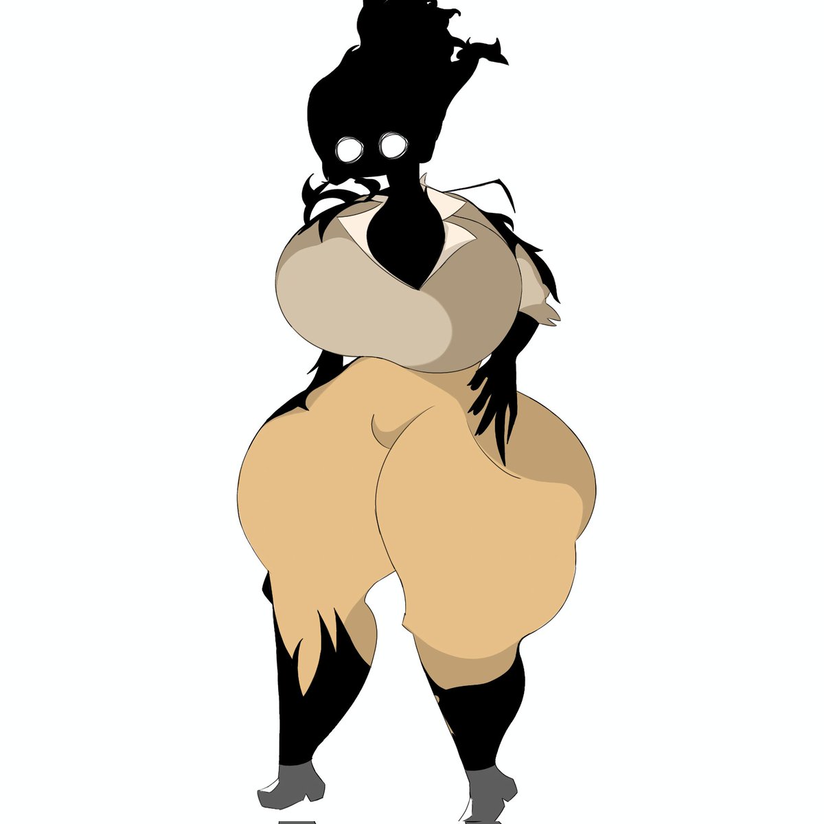 SexGodness2's tweet photo. I drew a very strange box, and my friend turned that box into a human OC, and I had the idea of making this disgusting drawing.

#thicc https://t.co/iItkiVWVcB