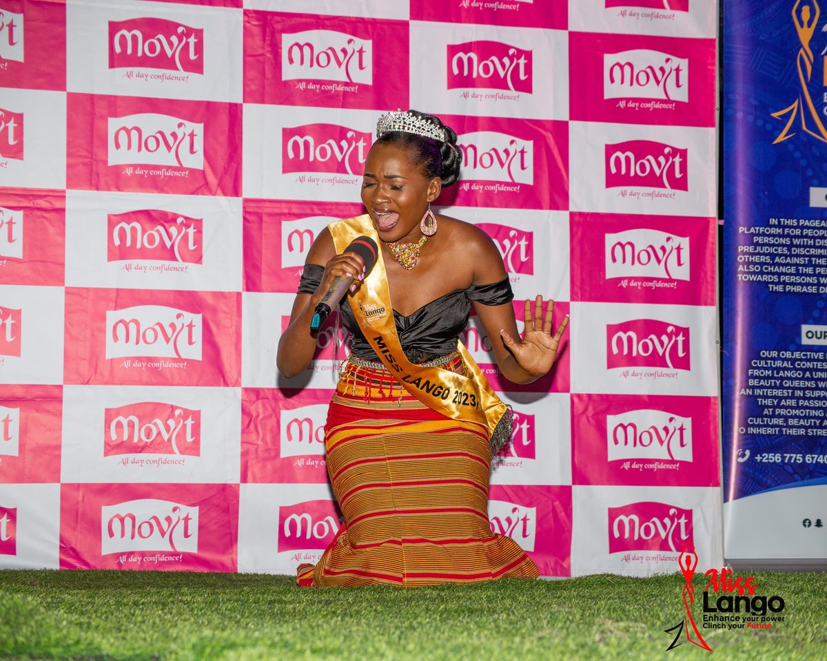 MissLango2024's tweet photo. Under the dazzling lights of the Miss Lango 2024/25 Grand Finale, Queen Akot Gillian Tracy was honored for her exceptional reign. As she took her final walk, the audience was captivated by her elegance and grace, a true embodiment of Lango's spirit. https://t.co/XpVH7YwUVL