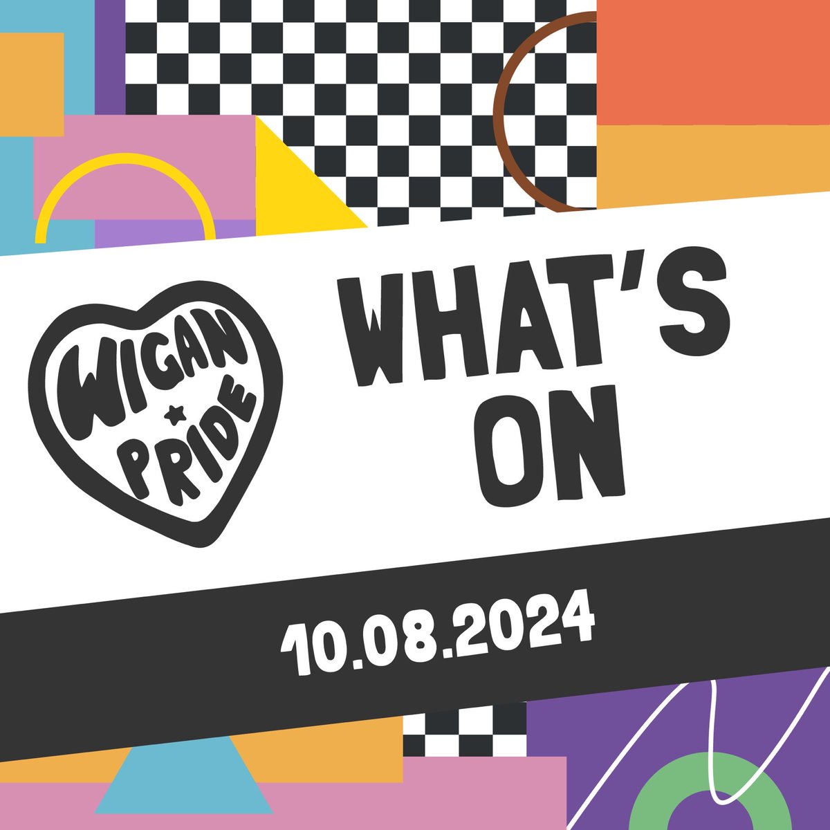 Happy Pride, Wigan! Hope to see you all later today at our free, family friendly event starting with a community parade leaving King Street to Mesnes Park at 11am followed by music and entertainment from 12. Full listings and updates on our Facebook and Instagram pages today.