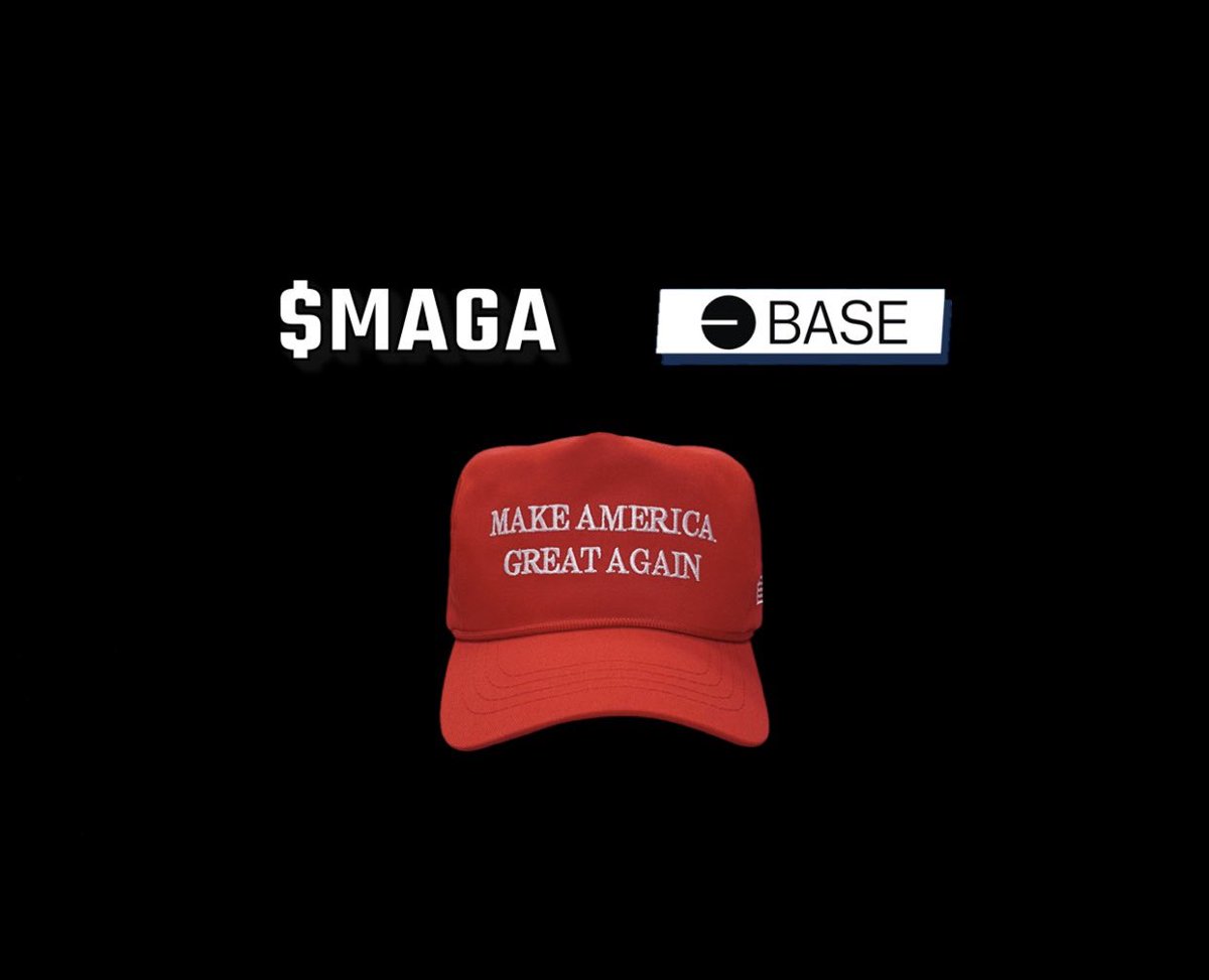 $MAGA 20k market cap. Only #Trump Hat narrative on #base.