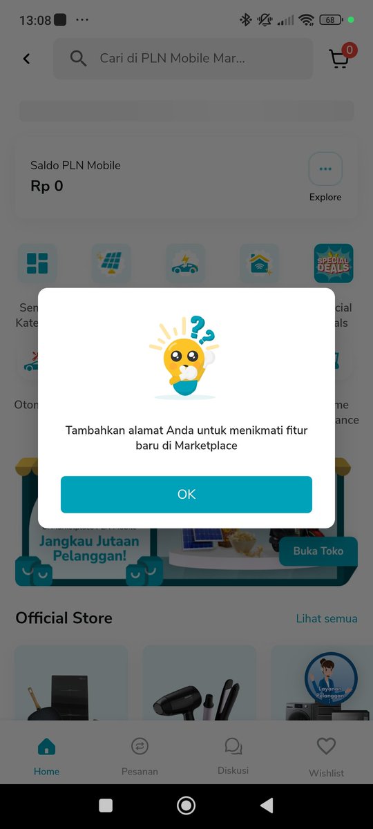 noverarison's tweet photo. @pln_123 ini gimana mau ikut promo nya kalau aplikasi nya masih begini? https://t.co/metuRCFtTJ