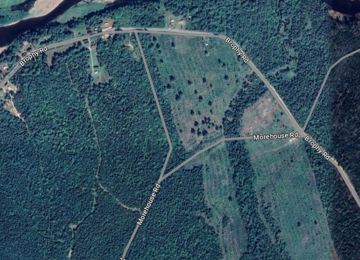 RCMPNB's tweet photo. First Responders are on scene in Arbeau Settlement responding to structure fires in the area. The #NBRCMP is asking the public to avoid the area pictured below, to allow first responders to do their work. https://t.co/JZbykTU3Ly