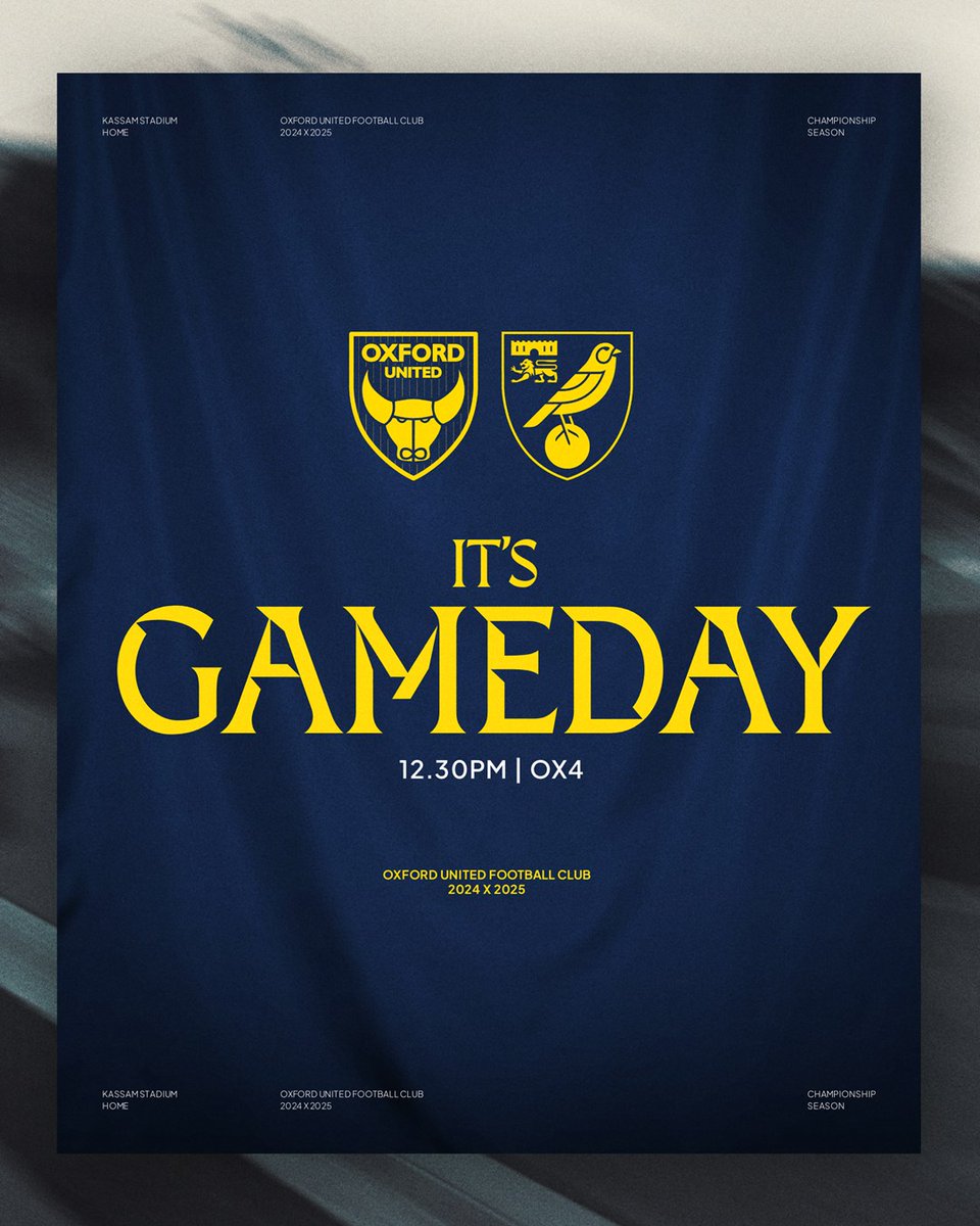 OUFCOfficial's tweet image. The day has arrived 🫡

It's #OUFC 🆚 @NorwichCityFC and a wait of 25 years is over 💛

Sing loud!