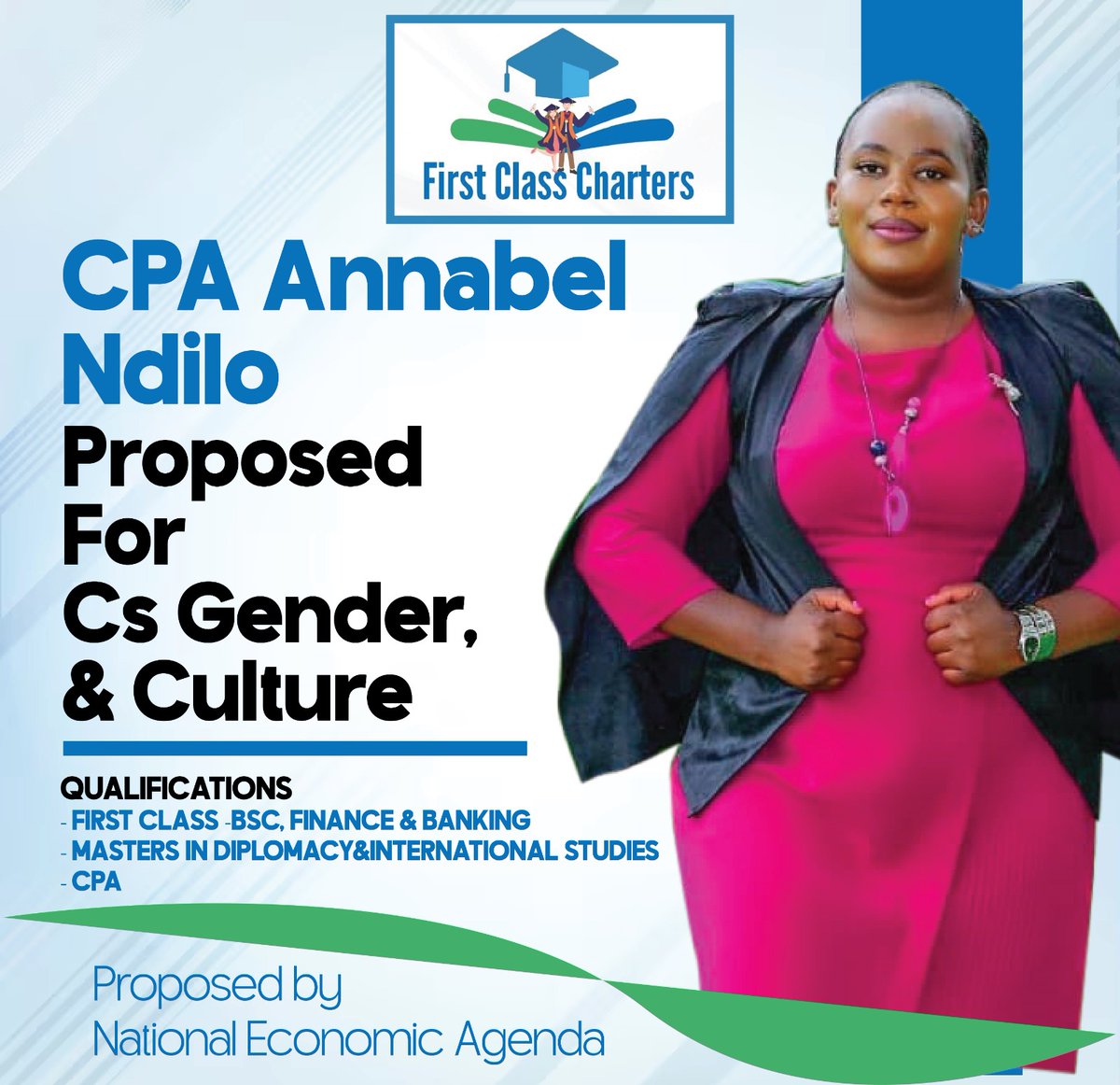 JNjeri254's tweet photo. For the gender affairs of this country, Annabel Ndilo is the standout choice to lead the gender docket. Her extensive experience and deep commitment to gender equality make her uniquely qualified for this vital role. @WilliamsRuto 
@MamaRachelRuto 
#ReplaceSoiLangatWithNdilo https://t.co/ZgwNigaiFY