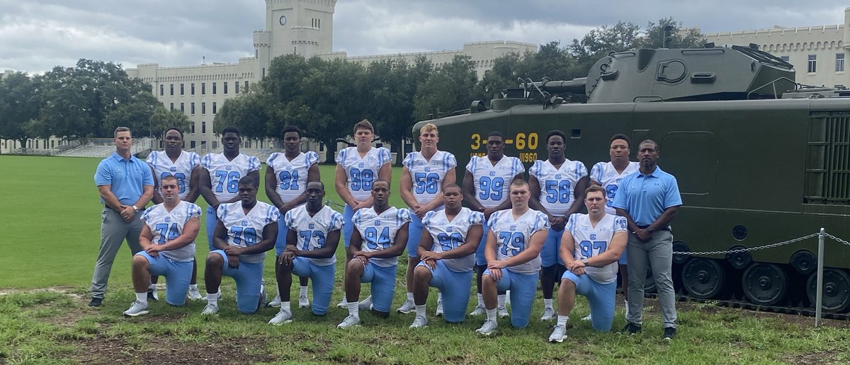 CoachRAPinilla's tweet image. Back at it again like we never left! #FIDOGANG #BlockENT #AlwaysOnTEN #CodeBlue #FourPillars @CitadelFootball