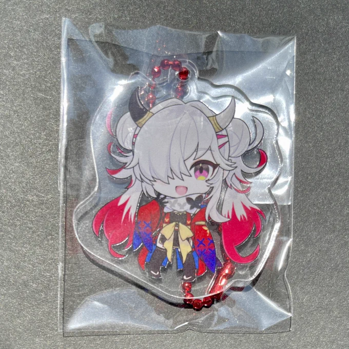ところで……、ついなちゃんプロジェクトが贈る夏の新作グッズ、ねむねむのアクリルキーホルダーがお家に届いたでーξξ出来立てほやほや#蓮鬼ねむ#大崎コミックシェルター#C104 