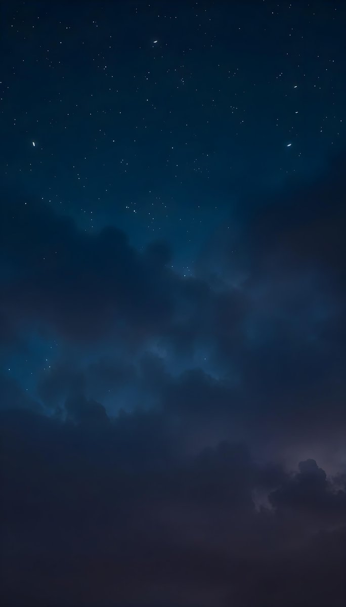 Peaceful Night Sky Wallpaper ✨